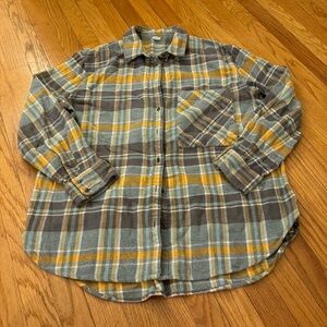 Aerie Boyfriend Flannel, Large